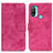 Funda de Cuero Cartera con Soporte Carcasa D05Y para Motorola Moto E40 Rosa Roja