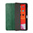 Funda de Cuero Cartera con Soporte Carcasa H02 para Apple iPad Pro 12.9 (2020) Verde