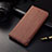 Funda de Cuero Cartera con Soporte Carcasa H02 para Apple iPhone 14 Plus Marron