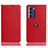 Funda de Cuero Cartera con Soporte Carcasa H02P para Motorola Moto Edge S30 5G Rojo