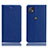 Funda de Cuero Cartera con Soporte Carcasa H02P para Motorola Moto G50 5G Azul