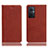 Funda de Cuero Cartera con Soporte Carcasa H02P para OnePlus Nord N20 5G Marron