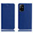 Funda de Cuero Cartera con Soporte Carcasa H02P para Oppo A94 5G Azul