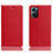 Funda de Cuero Cartera con Soporte Carcasa H02P para Oppo Find X5 Lite 5G Rojo