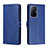 Funda de Cuero Cartera con Soporte Carcasa H02X para Xiaomi Mi 11T 5G Azul