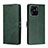 Funda de Cuero Cartera con Soporte Carcasa H02X para Xiaomi Redmi 10C 4G Verde