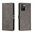 Funda de Cuero Cartera con Soporte Carcasa H02X para Xiaomi Redmi Note 11 4G (2022) Gris