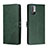 Funda de Cuero Cartera con Soporte Carcasa H02X para Xiaomi Redmi Note 11 SE 5G Verde