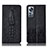 Funda de Cuero Cartera con Soporte Carcasa H03P para Xiaomi Mi 12 Lite 5G Negro