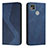 Funda de Cuero Cartera con Soporte Carcasa H03X para Xiaomi POCO C31 Azul