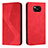 Funda de Cuero Cartera con Soporte Carcasa H03X para Xiaomi Poco X3 Pro Rojo