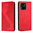 Funda de Cuero Cartera con Soporte Carcasa H03X para Xiaomi Redmi 10 India Rojo