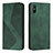 Funda de Cuero Cartera con Soporte Carcasa H03X para Xiaomi Redmi 9A Verde