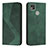 Funda de Cuero Cartera con Soporte Carcasa H03X para Xiaomi Redmi 9C NFC Verde