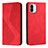Funda de Cuero Cartera con Soporte Carcasa H03X para Xiaomi Redmi A1 Rojo