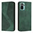 Funda de Cuero Cartera con Soporte Carcasa H03X para Xiaomi Redmi Note 10 4G Verde