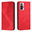 Funda de Cuero Cartera con Soporte Carcasa H03X para Xiaomi Redmi Note 10 Pro Max Rojo