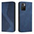 Funda de Cuero Cartera con Soporte Carcasa H03X para Xiaomi Redmi Note 11 4G (2022) Azul