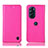 Funda de Cuero Cartera con Soporte Carcasa H04P para Motorola Moto Edge X30 5G Rosa Roja