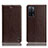 Funda de Cuero Cartera con Soporte Carcasa H04P para Oppo A53s 5G Marron