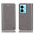 Funda de Cuero Cartera con Soporte Carcasa H04P para Oppo A78 5G Gris