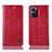 Funda de Cuero Cartera con Soporte Carcasa H04P para Oppo Find X5 Lite 5G Rojo