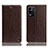 Funda de Cuero Cartera con Soporte Carcasa H04P para Oppo K9X 5G Marron