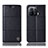Funda de Cuero Cartera con Soporte Carcasa H04P para Xiaomi Mi 11 Pro 5G Negro