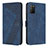 Funda de Cuero Cartera con Soporte Carcasa H04X para Xiaomi Poco M3 Azul