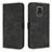 Funda de Cuero Cartera con Soporte Carcasa H04X para Xiaomi Redmi Note 9S Negro