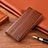 Funda de Cuero Cartera con Soporte Carcasa H05P para Motorola Moto Edge S 5G Marron Claro