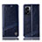 Funda de Cuero Cartera con Soporte Carcasa H05P para OnePlus Nord N300 5G Azul