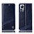 Funda de Cuero Cartera con Soporte Carcasa H05P para Xiaomi Mi 12S 5G Azul