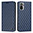 Funda de Cuero Cartera con Soporte Carcasa H05X para Xiaomi Redmi Note 10 4G Azul