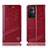 Funda de Cuero Cartera con Soporte Carcasa H06P para OnePlus Nord N20 5G Rojo