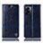 Funda de Cuero Cartera con Soporte Carcasa H06P para OnePlus Nord N300 5G Azul