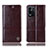 Funda de Cuero Cartera con Soporte Carcasa H06P para Oppo K9X 5G Marron