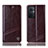 Funda de Cuero Cartera con Soporte Carcasa H06P para Oppo Reno7 Z 5G Marron