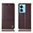 Funda de Cuero Cartera con Soporte Carcasa H07P para Oppo A97 5G Marron