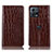 Funda de Cuero Cartera con Soporte Carcasa H08P para Motorola Moto Edge S30 Pro 5G Marron