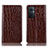 Funda de Cuero Cartera con Soporte Carcasa H08P para OnePlus Nord N20 5G Marron