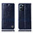 Funda de Cuero Cartera con Soporte Carcasa H09P para Oppo Find X5 Lite 5G Azul