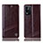 Funda de Cuero Cartera con Soporte Carcasa H09P para Oppo K9X 5G Marron