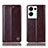 Funda de Cuero Cartera con Soporte Carcasa H09P para Oppo Reno8 Pro 5G Marron