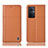 Funda de Cuero Cartera con Soporte Carcasa H10P para OnePlus Nord N20 5G Naranja
