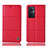 Funda de Cuero Cartera con Soporte Carcasa H10P para OnePlus Nord N20 5G Rojo