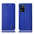 Funda de Cuero Cartera con Soporte Carcasa H10P para Oppo K9X 5G Azul