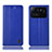 Funda de Cuero Cartera con Soporte Carcasa H10P para Xiaomi Mi 11 Ultra 5G Azul