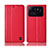 Funda de Cuero Cartera con Soporte Carcasa H10P para Xiaomi Mi 11 Ultra 5G Rojo