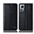 Funda de Cuero Cartera con Soporte Carcasa H10P para Xiaomi Mi 12 5G Negro